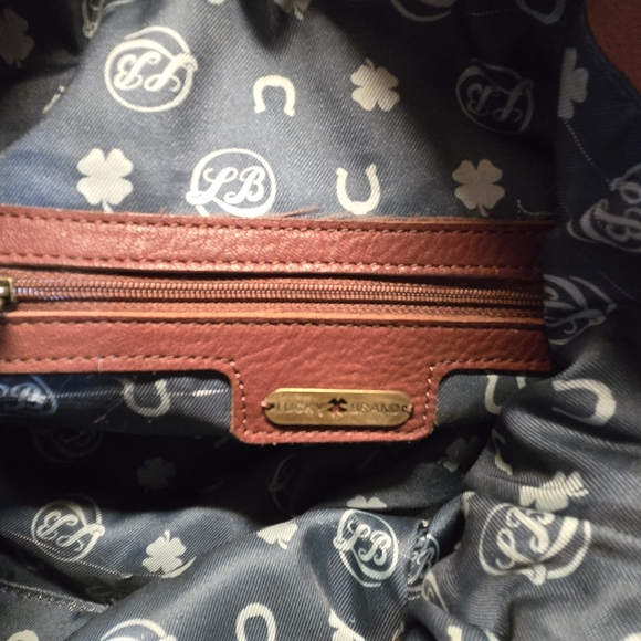 Lucky Brand Brown Leather Tote - Picture 3 of 7